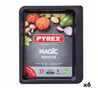 Pirofila da Forno Pyrex Magic Rettangolare Metallo 30 x 23 cm 6 Unità