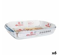 Pirofila da Forno Quttin Trasparente Vetro Rettangolare 3 L 35,4 x 22 x 5,5