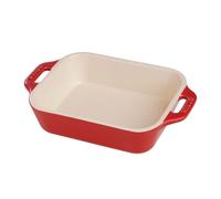 Pirofila Gratin Rettangolare 19 x 12 cm Rossa in Ceramica