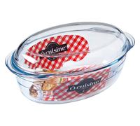 Pirofila O Cuisine 459AC00 1743 ovale con coperchio 1 lt Trasparente