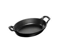 STAUB Sur la Table Minis Pirofila ovale, Alluminio, Nero, 480 x 85 x 300 cm