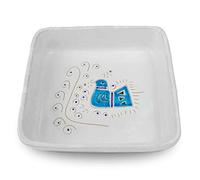 Pirofila Quadrata in ceramica - Linea Pavoncella Classica (Quadrata, 23 x 23 x H 6 cm)