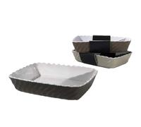 Pirofila teglia in ceramica da forno microonde per vassoio tavolo cucina a servi