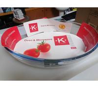 PIROFILA TEGLIA Vetro PANASONIC TRASPARENTE ARCUISINE OVALE CM. 30X21X6