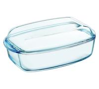 Pirofila Vetro borosilicato (33x20x14cm) con coperchio Trasparente 465A000 7644