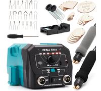 Pirografo Professionale Legno Cuoio Yihua 939-III Kit 20 Punte + 20 Compensati