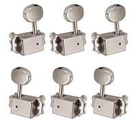 Piroli Chitarra Kit 6 Accordature Per Chitarra 3 Sinistra Destra Per LP E Altri Modelli(Silver)