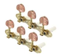 Piroli Meccaniche per Chitarra 2 File, Marrone, 1 Coppia