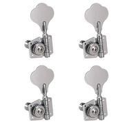 Piroli per chitarra elettrica 4R4L 2R2L cromati open-back meccanici per basso J/B Style a 4 corde compatibili con Jazz e per modelli PRECISION