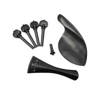 Piroli Per Violino In Ebano Mentoniera Accordatore Cordiera Set Di Accessori Per Viola 4/4 Accessori Per Violino(3/4)