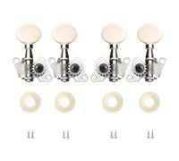 Pirolo di accordatura per ukulele classico 2L + 2R Tuners Opened Machine Heads Knobs per ukulele 4 corde Chitarra Parti Meccaniche Meccaniche Testa Meccanica Ideale per Sostituire Pioli Vecchi o