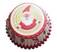 Pirottini Carta Muffin 100 Pezzi Natalizi Formine Cupcake Ø 7 cm Alto 3 cm Festa Natale Idee Regalo Dolci Ottima Qualità