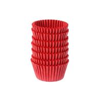pirottini muffin 50/100 pirottini di carta for torte, mini for cupcake, for muffin, for, vassoi, stampi for, utensili da cucina for pasticceria(Red,S-100pcs)
