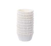 pirottini muffin 50/100 pirottini di carta for torte, mini for cupcake, for muffin, for, vassoi, stampi for, utensili da cucina for pasticceria(White,S-100pcs)