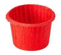 Pirottini Muffin Carta Forno Rosso ø 45 h 34 mm 200pz - ICA - Pasticceria Feste