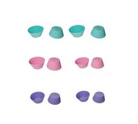 pirottini muffin Stampo for budino in silicone resistente circolare da 12 pezzi, for, gelatina, friggitrice ad aria(F set)