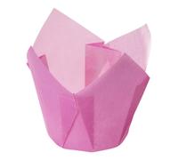 Pirottini Muffin Tulip in Carta Forno Fucsia 5x5x7,2 cm 120pz ICA - Pasticceria