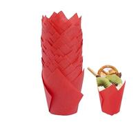 Pirottini per cupcake - 200 pirottini per muffin, multiuso, per cottura al forno, resistenti al grasso, robusti, facili da applicare, pirottini in carta oleata, per matrimoni, compleanni, catering