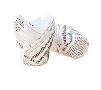 Pirottini Per Cupcake 200 pz Cupcake Liner Tazza di Cottura for La Festa Nuziale Caissettes Tulip Muffin Carta Involucro Della Torta Antiolio Per Muffin(Color12)