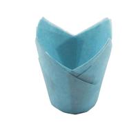 Pirottini per Muffin Carta 100 pz/pacco stampo for rivestimento di carta for cupcake, fiore tulipano, involucro for al cioccolato, supporto for for muffin, festa nozze(Blue)