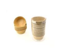 Pirottini Per Muffin Carta 200-100 Pz Fodere for cupcake Tazze di carta standard da forno Fodere for muffin Involucri for cupcake Tazze for muffin antipiega for matrimoni(Khaki,200pcs)