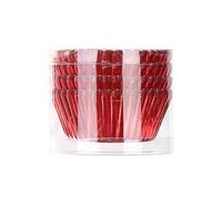 Pirottini per Muffin Carta 200 pezzi di carta cupcake tazza foglio alluminio muffin pirottini fodere cupcakes custodia oro/argento/rosso/blu/nero strumenti cottura da cucina(Red)