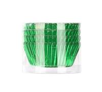 Pirottini per Muffin Carta 200 pezzi di carta cupcake tazza foglio alluminio muffin pirottini fodere cupcakes custodia oro/argento/rosso/blu/nero strumenti cottura da cucina(Green)