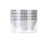 Pirottini per Muffin Carta 200 pezzi di carta cupcake tazza foglio alluminio muffin pirottini fodere cupcakes custodia oro/argento/rosso/blu/nero strumenti cottura da cucina(Silver)