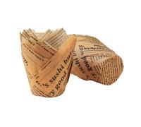 Pirottini Per Muffin Carta 200 pz Cupcake Liner Tazza di Cottura for La Festa Nuziale Caissettes Tulip Muffin Cupcake Tazza di Carta Involucro Della Torta Antiolio(Color11)