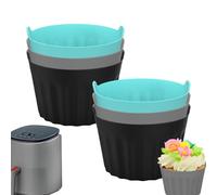 Pirottini per torte in ceramica, pirottini per friggitrice ad aria, stampo per uova in camicia con antiaderente, stampo da forno per cupcake, crostata di muffin con costruzione autentica, accessorio
