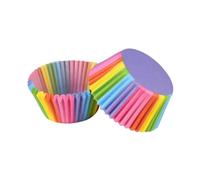 Pirottini per torte, Pirottini Carta Cupcake 300 Pz Multicolor 7x5x3cm Carta Oleata(Color 1)