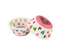 Pirottini per torte, Pirottini Carta Cupcake 300 Pz Multicolor 7x5x3cm Carta Oleata(Color 11)