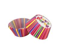 Pirottini per torte, Pirottini Carta Cupcake 300 Pz Multicolor 7x5x3cm Carta Oleata(Color 2)