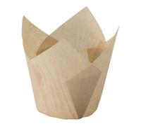 Pirottino Muffin Tulip Ecru Incollato in Carta Forno N°5 110pz ICA - Pasticceria