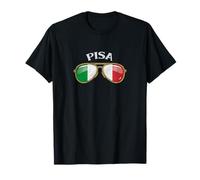 Pisa Italy Vintage Flag Sunglasses Maglietta
