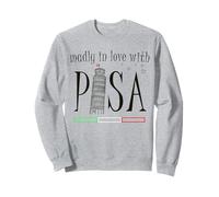 Pisa, la torre pendente, disegnata a mano, Italia amore Felpa