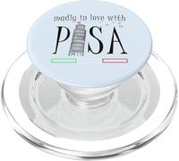 Pisa, la torre pendente, disegnata a mano, Italia amore PopSockets PopGrip per MagSafe