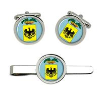 Pisa Provincia (Italia) Gemelli E Fermacravatta Set