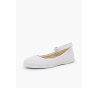 Pisamonas Ballerine con Cinturino Lino Fiocco Tulle Misurare 33 Colore Bianco