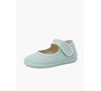 Pisamonas Ballerine con Cinturino Barefoot Lino Fine Misurare 23 Colore Verde Menta