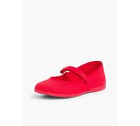 Pisamonas Scarpe Bambina Tela Chiusura A Strappo Fino Misurare 33 Colore Rosso