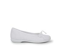 Pisamonas Ballerine Bambina Lino Comunione Misurare 36 Colore Bianco