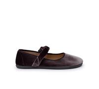 Pisamonas Ballerine Barefoot Velluto con Cinturino Arricciato