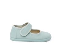 Pisamonas Ballerine con Cinturino Barefoot Lino Fine Misurare 20 Colore Verde Menta