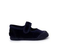 Pisamonas Ballerine con Cinturino Barefoot Velluto Punta Gomma Misurare 21 Colore Blu