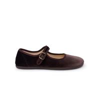 Pisamonas Ballerine con Cinturino Donna Barefoot Velluto Fibbia