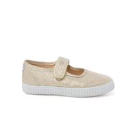 Pisamonas Ballerine con Cinturino Glitter Chiusura A Strappo Misurare 32 Colore Oro