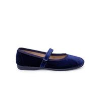 Pisamonas Ballerine Velluto Bambina Cinturino A Strappo