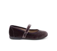 Pisamonas Ballerine Velluto Bambina Cinturino A Strappo Misurare 23 Colore Grigio