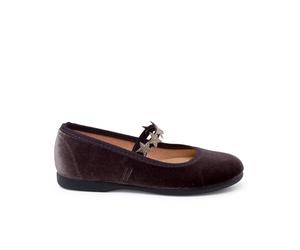 Pisamonas Ballerine Velluto Cinturino Elastico Stelline